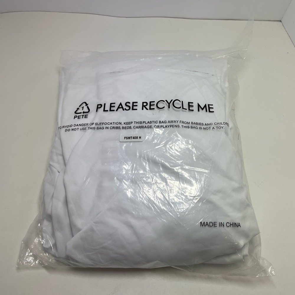New Comphy White Soft Fitted Twin Sheet